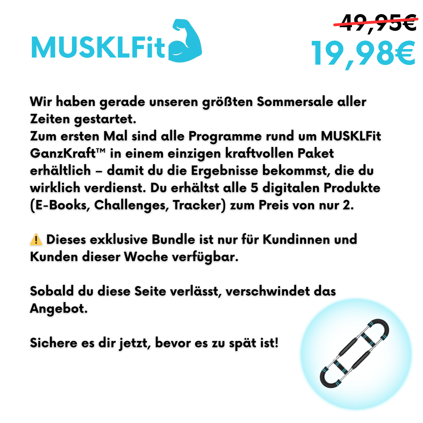 MUSKLFit Master-Bundle